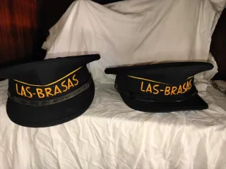 2 Gorras de aparcacoches restaurant LAS-BRASAS.