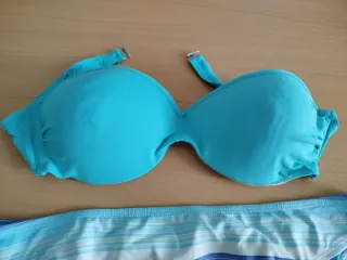 Bikini azul y turquesa Marie Claire