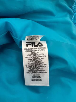 Anorak Fila Azul