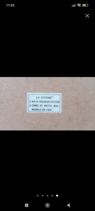 Mini Cadena Pioneer con altavoces A.R.Systems