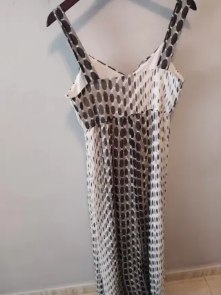 Vestido largo estampado