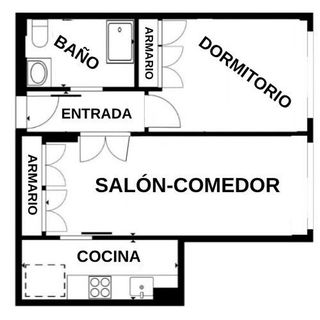 Piso en alquiler en Centro en Gijón