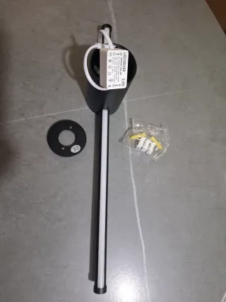 Aplique de pared negro moderno