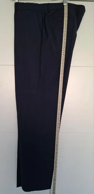 Pantalón de vestir caballero azul
