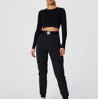 Pantalones Cargo Negros Aim'n Nuevos sin estrenar