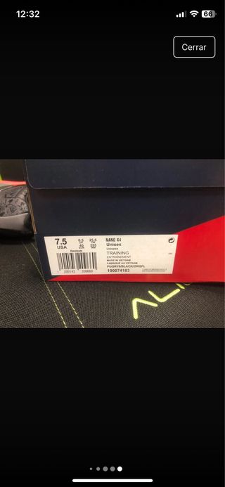 Reebok Nano X4. Talla 40. Con etiquetas