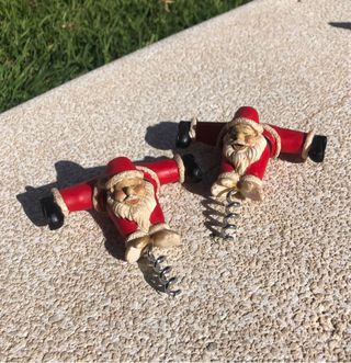 Conjunto decoración mesa navideña.