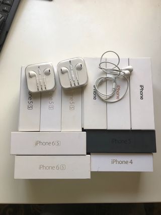 10 Scatole originali per iPhone Apple (nero e bianco)