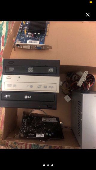 Piezas de ordenador - Tarjeta gráfica, DVD URGE