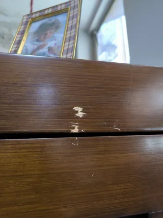 Mueble salón moderno madera y cristal