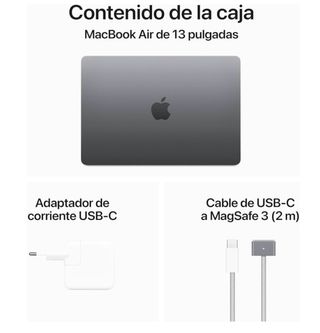 MacBook Air 13 M3 Gris Espacial 16/512GB Plata