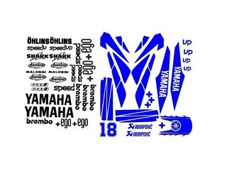 Kit de pegatinas yamaha aerox +ego
