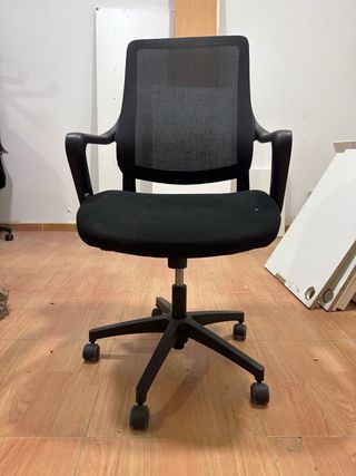 15 Sillas de oficina negras