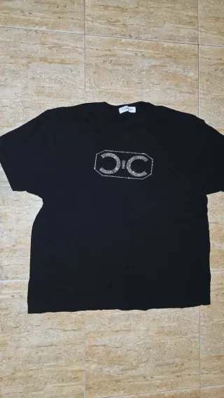 Camiseta C-Centella Negra Talla L Brillo