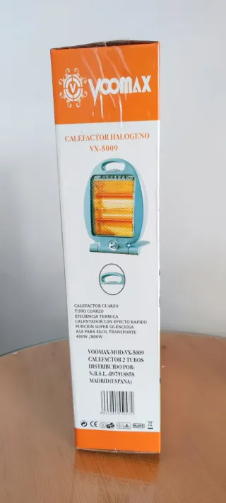 Calefactor Cuarzo Voomax VX-5009 Aprovecha!