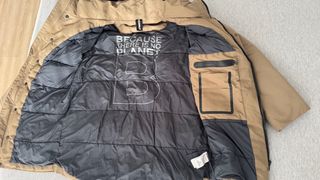 Abrigo Parka Ecoalf Marrón y Negro