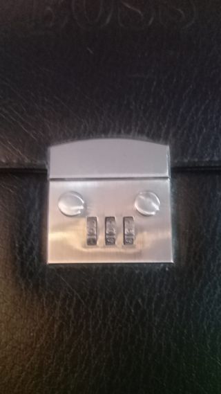 Maletín Ejecutivo  Negro 42x30x6 NUEVO