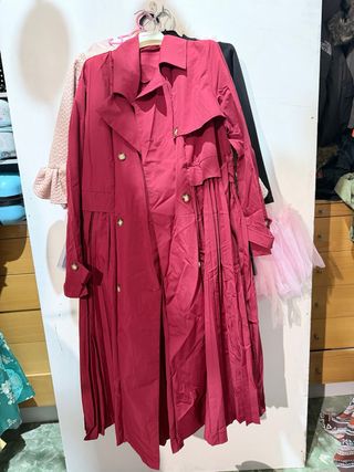 Abrigo SHEIN Rojo Talla Única (L)