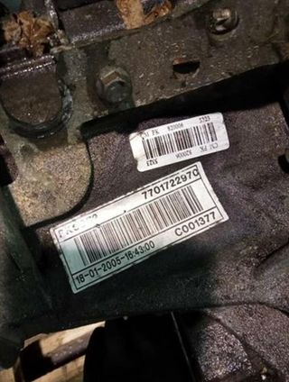 95798 caja cambios renault laguna ii (bg0) 2.2 dci