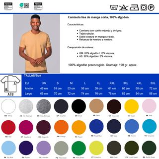 Camiseta de algodón personalizada