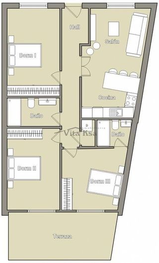 Piso en alquiler en Universidad en Ourense