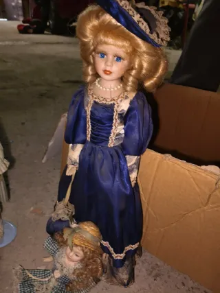 Bambole di porcellana vintage