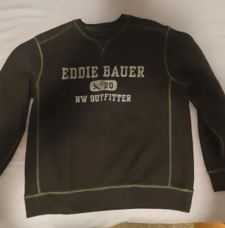 Felpa Eddie Bauer uomo verde bosco