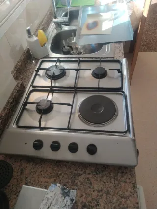 Encimera gas y eléctrica