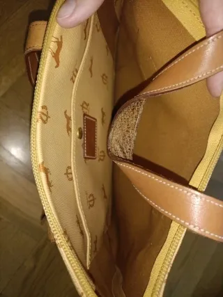Bolso de mano El Caballo Beige