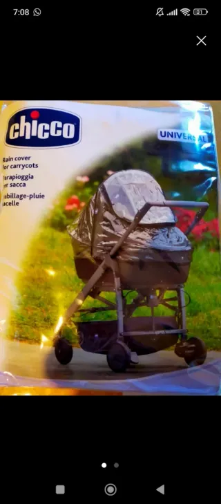 Plástico lluvia Chicco Universal