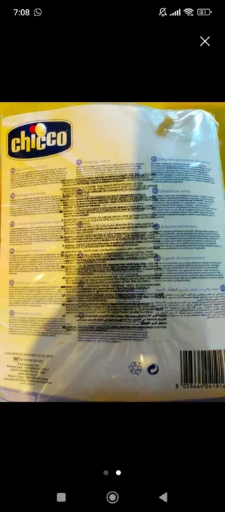 Plástico lluvia Chicco Universal