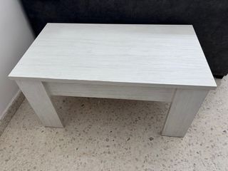 Mesa centro elevable blanco ártico