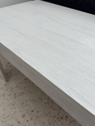 Mesa centro elevable blanco ártico