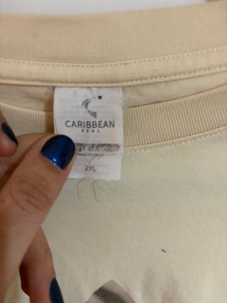 Camiseta Adidas Beige Talla XXL