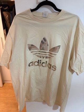 Camiseta Adidas Beige Talla XXL