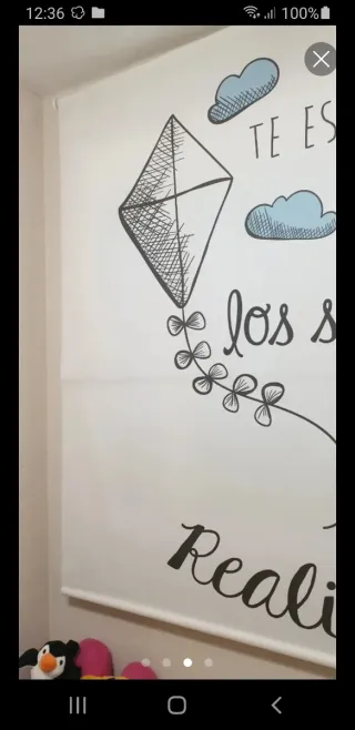 Estor enrollable decorado