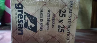 Gres de Andorra 25x25 Extrusionado 3,31 m²