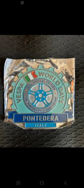 Placca Vespa World Days 2024 Pontedera