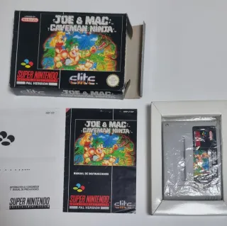 🇪🇸 Joe & Mac Super Nintendo snes supernes nes