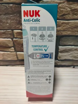 NUK First Choice+ Biberón anticólicos 330 ml 0-6 m