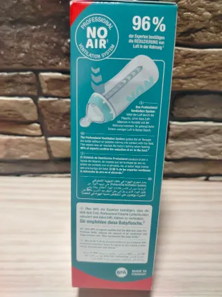 NUK First Choice+ Biberón anticólicos 330 ml 0-6 m