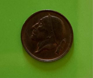 Moneta 50 Centesimi Belgio 1975