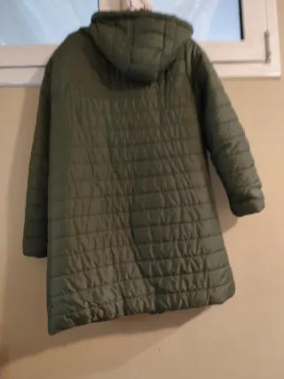 Parka larga verde