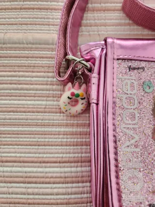 Bandolera Top Models Rosa Brillante