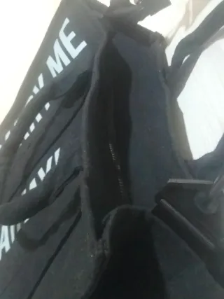 Bolso bandolera Lotus negro Unisex