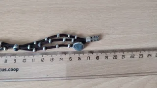 Pulsera Zamak 3 Tiras Marrón