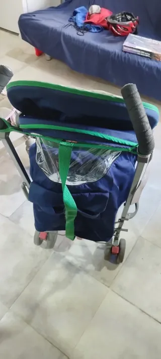 Silla de paseo Maclaren azul y verde