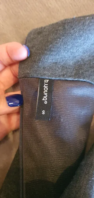 Vestido elegante gris oscuro Bunoh'q