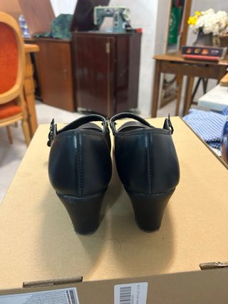 Zapatos de Flamenco Negros Mujer Talla 40
