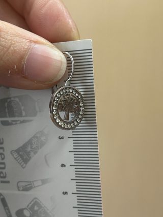 Pendientes Árbol de la Vida Acero Plateado